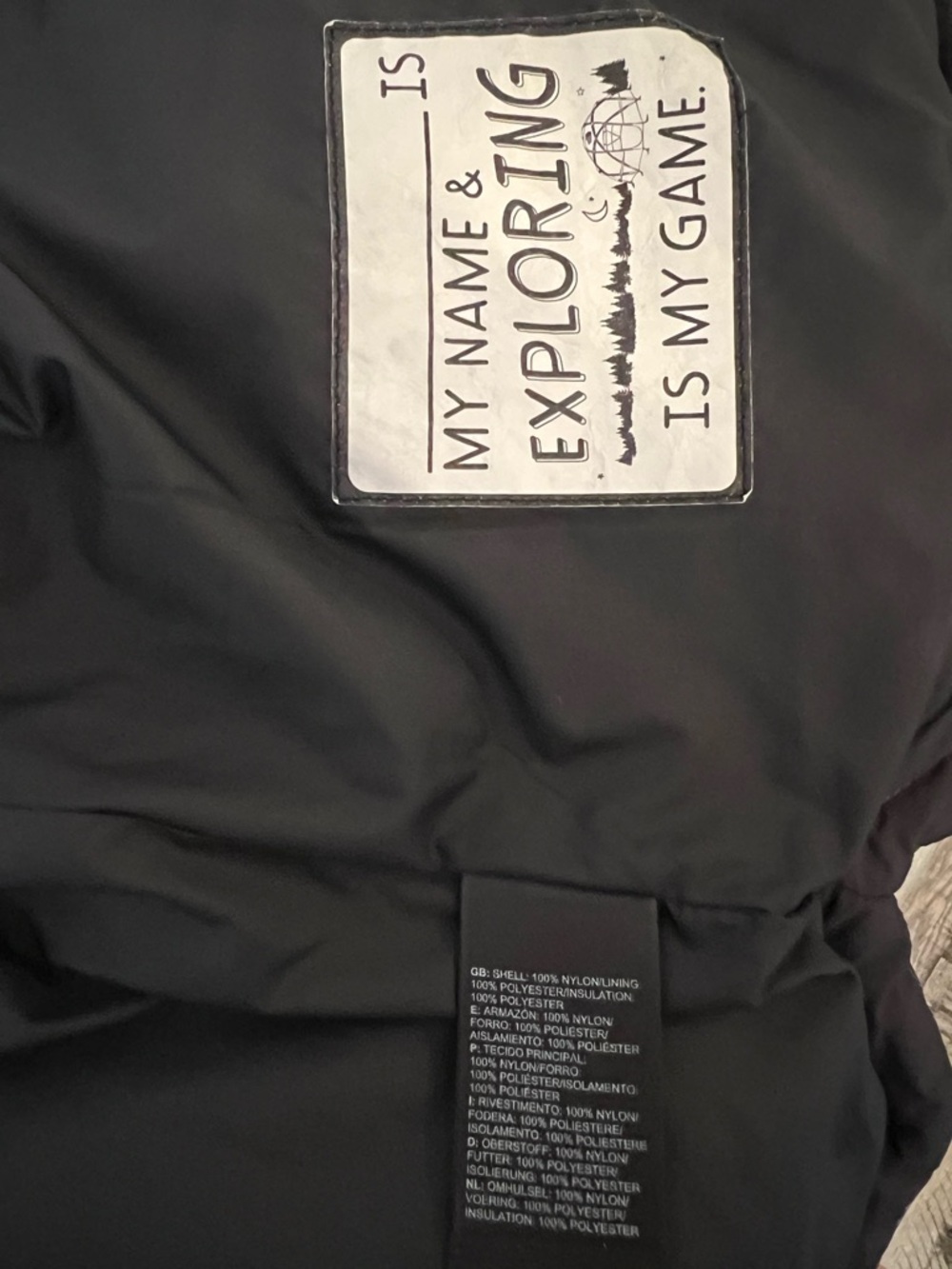 The North Face Toddler Puffer Vest Black Size 6 Lightweight Warm - Picture 5 of 5